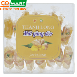 Mứt Gừng Dẻo Thành Long 180g - Hộp Vuông