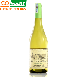 Rượu Vang Trắng Chile Casa De Piedra Chardonnay Nho Chardonnay Chai 750ml