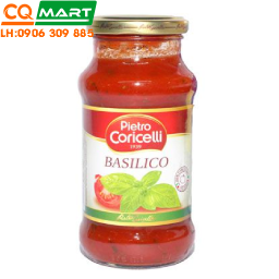 Sốt Cà Chua Lá Thơm Basilico Hiệu Pietro Coricelli 350g