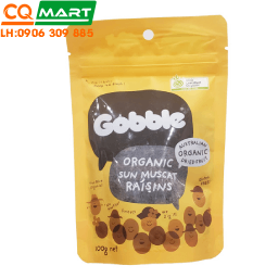 Nho Khô Raisin Organic Hiệu Gobble 100g