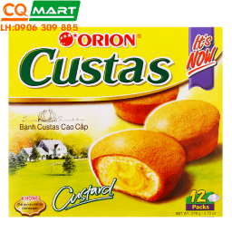 Bánh Kem Trứng Custas Hộp 282g (12 cái)