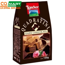 Bánh Xốp Loacker Dark Chocolate 125g