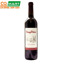Rượu Vang Đà Lạt Đỏ Classic Chai 750ml