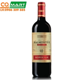 Rượu Vang Pháp Balmontee Bordeaux Red Blend Chai 750ml