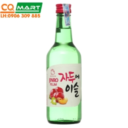 Rượu Hàn Quốc Soju Jinro Mận 13% Chai 360ml
