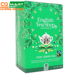 Trà Organic Green Tea Hiệu English Tea Shop 40g