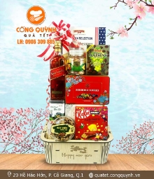 Giỏ Quà Tết Tâm Giao GQ185