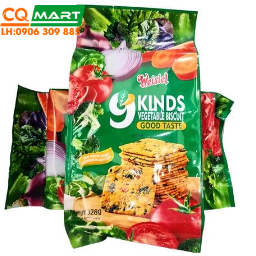 Bánh 9 Loại Rau Củ WEISIEL Màu Xanh Gói 328GR