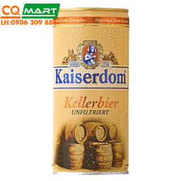 Bia Kaiserdom Kellerbier 4,7% Lon Siêu To 1L