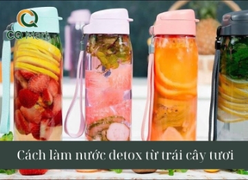 Cách làm nước detox từ trái cây tươi