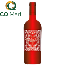 Rượu vang đỏ Ý Heroes Red 14.5% Chai 750ml
