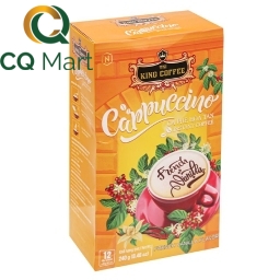 Cà phê Cappuccino King Coffee Hương Vani 240g