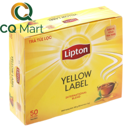 Trà Túi Lọc Lipton Nhãn Vàng Hộp 100g (50 túi)