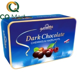 Socola Jutrzenka Cherries & Hazelnuts Dark Chocolate Xanh 160g