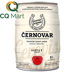 Bia Tiệp Cernovar Light 4.9% Bom 5L