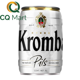 Bia Đức Krombacher Pils 4.8% Bom 5L
