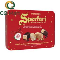 Socola Đen Và Trắng Nhân Nougat Sperlari 165g 