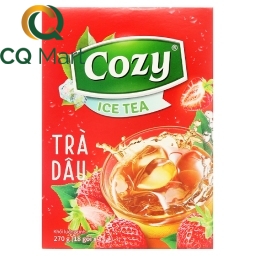 Trà Dâu Cozy Ice Tea hộp 270g (18 gói x 15g)