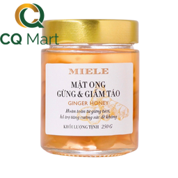Mật Ong Gừng & Giấm Táo Miele Duy Anh Bee 250g