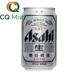 Bia Nhật Asahi Super Dry 5% Lon 330ml