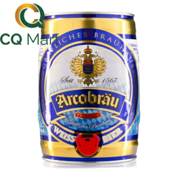 Bia Bom Arcobrau Weissbier Hell 5.3% Bom 5 Lít