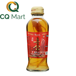 Nước Uống Hồng Sâm Có Củ KGS Korean Red Ginseng Plus 120ml x 10 Chai