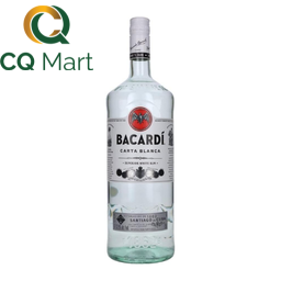 Rượu Rum Bacardi Trắng 40% Chai 1000ml
