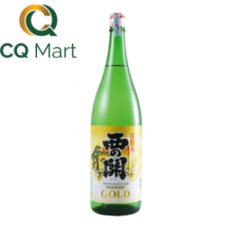 Rượu Nhật Bản Sake Lá Vàng Nishinoseki 15% Chai 1800ml