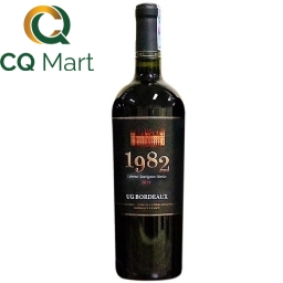 Rượu Vang Đỏ Pháp 1982 Ug Bordeaux 750ml