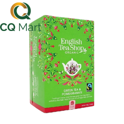 Trà Organic Green Tea & Pomegranate English Tea Shop 40g
