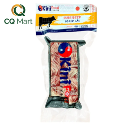 Thịt bò Cube lúc lắc hiệu Okini Gói 200g