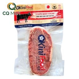 Thịt bò cao cấp Bít tết Strips Okini Gói 200g