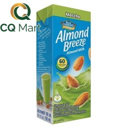 Sữa hạt hạnh nhân Almond Breeze - Vị trà xanh - Lốc 3 hộp (180mlx3)