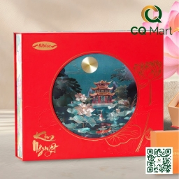 Bánh Trung Thu Bibica 2025 Hộp Kim Nguyệt (Trăng Vàng)