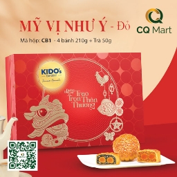 Bánh trung thu Kido - Mỹ Vị Như Ý Đỏ