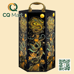 Bánh trung thu Kinh Đô Trăng Vàng Long Ngư Vọng Nguyệt - Hộp 4 bánh