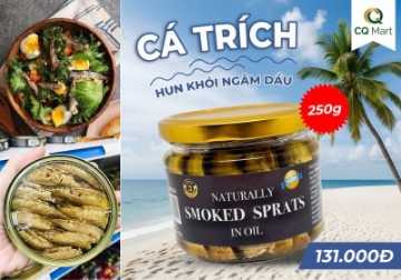 Cá Trích Hun Khói Ngâm Dầu VITAFISH – Tinh Hoa ẩm thực Bắc Âu