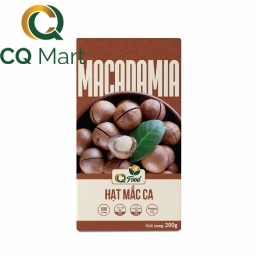 Hạt macca CQ Food 200g - Hộp giấy