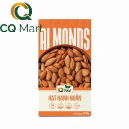 Hạt hạnh nhân CQ Food 200g - hộp giấy
