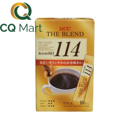 Cà phê hòa tan nguyên chất UCC 114 (10 gói)