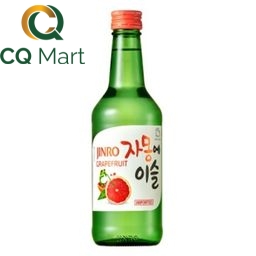 Rượu Hàn Quốc Soju Jinro Vị Bưởi 13% Chai 360ml