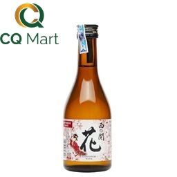 Rượu Nhật Bản Sake Nishinoseki Hana 15% Chai 300ml