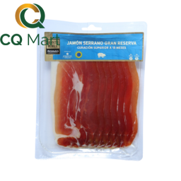 Thịt lợn ướp muối IBERICO Montesano - Đùi sau Serrano Gran Reserva cắt lát 120g