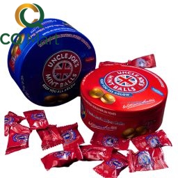 Kẹo Uncle Joe's Mint Ball hộp tròn 110g (Hộp)