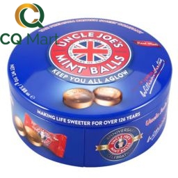 Kẹo Uncle Joe's Mint Ball hộp tròn 110g (Hộp)