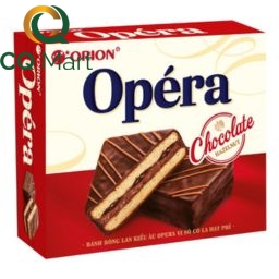  Bánh Bông Lan Opéra Vị Socola Hạt Phỉ Orion Hộp 280g