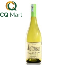 Rượu Vang Trắng Chile Casa De Piedra Chardonnay Nho Chardonnay Chai 750ml