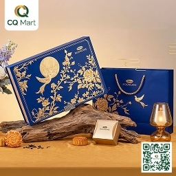 Bánh Trung Thu Bibica - Hộp Kim Nguyệt (Xanh)