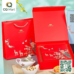 Bánh Trung Thu Bibica - Hộp Bách Nguyệt (Đỏ)