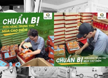 Chuẩn Bị Đơn Hàng Trung Thu Mùa Cao Điểm Tại CQ Mart